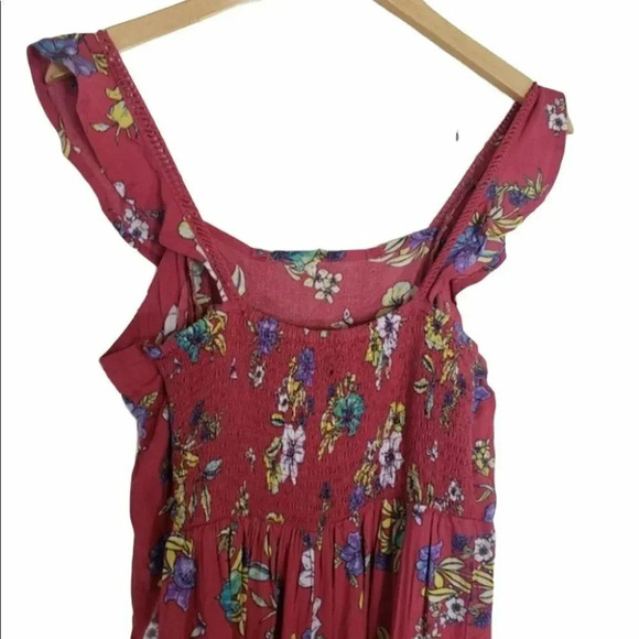 a.n.a. M‎ pink floral jumpsuit romper - Picture 4 of 5